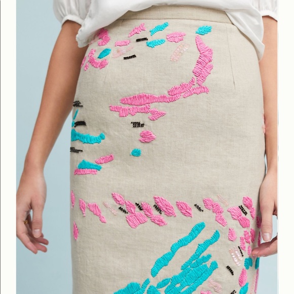 NWT Anthro x Tracy Reese Albury Pencil Skirt s4 - Picture 3 of 9